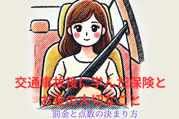 交通事故後に学んだ保険とお金の大切なこと　（免許の点数や罰金、意外な出費の現実）