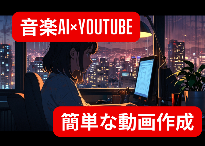 音楽AI×YOUTUBEで使うための動画を作ろう！