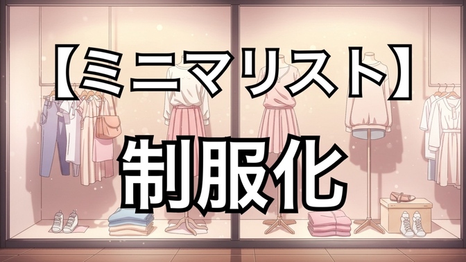 クローゼットがスッキリ！『私服の制服化』で叶える時短＆節約術！