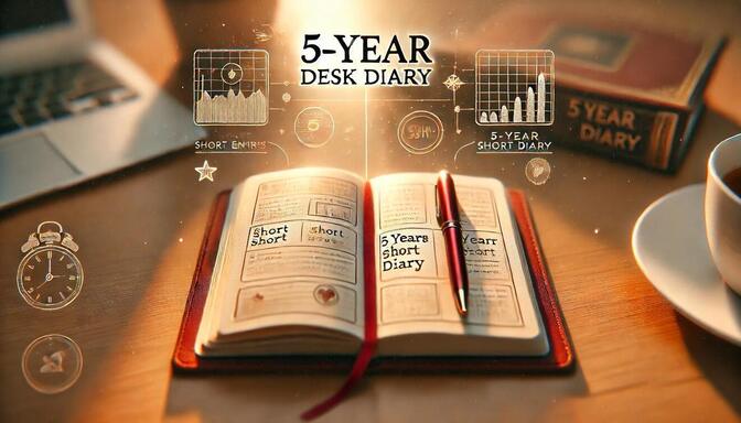 たった1分でOK！5年卓上日誌で自分の成長を見える化