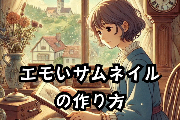 エモいサムネイルの作り方