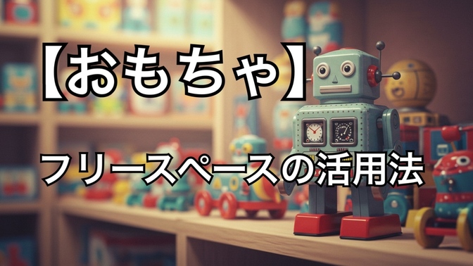 フリースペース活用術！「おもちゃ部屋」で家も心もスッキリ！