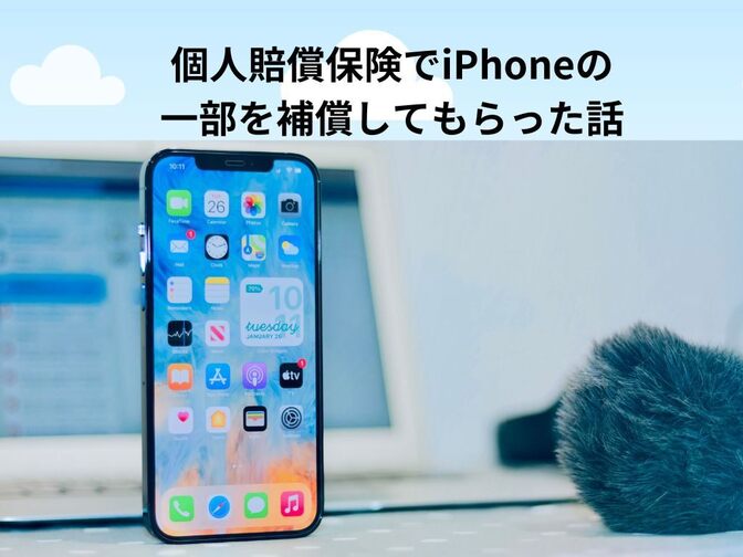 個人賠償保険でこんなものも補償していただきました📱