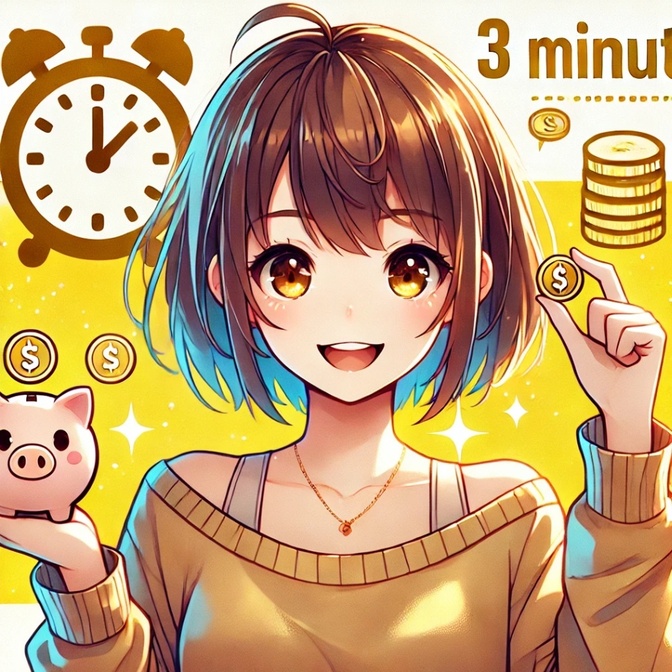 【貯める力×最初の1歩】３分でできる‼️貯める力を育むアクション３選☺️