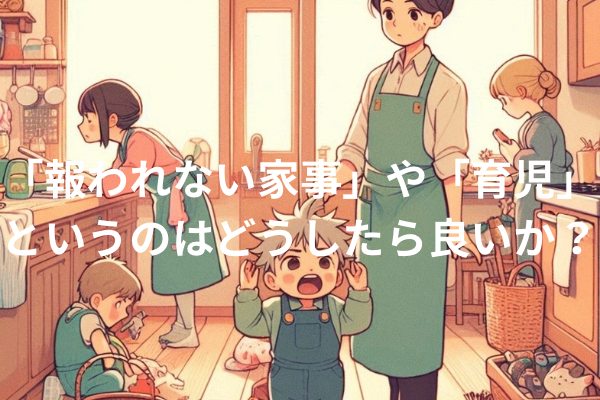 「報われない家事」や「育児」というのはどうしたら良いのか？！