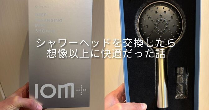 シャワーヘッドを交換したら想像以上に快適だった話