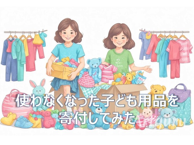 使わなくなった子ども用品を寄付してみた