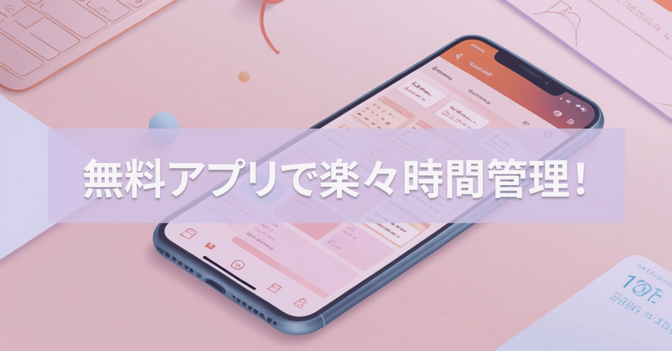 無料の時間管理アプリおすすめ3選 今日からできるスケジュール管理