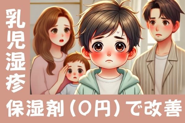 保湿剤　市販2000円から病院０円で『乳児湿疹が改善』した話