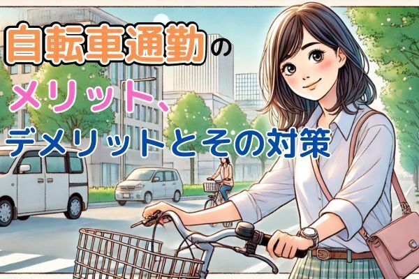 自転車通勤のメリット、デメリットとその対策