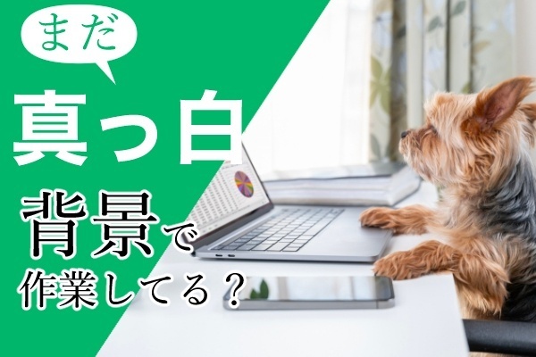 背景を白のままにしているあなたへ。PC作業に最適なのは⭕️⭕️色って知っていましたか？