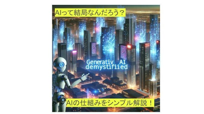 [生成AI初心者必見！] 生成AIはどうやってできてるの？シンプル解説！