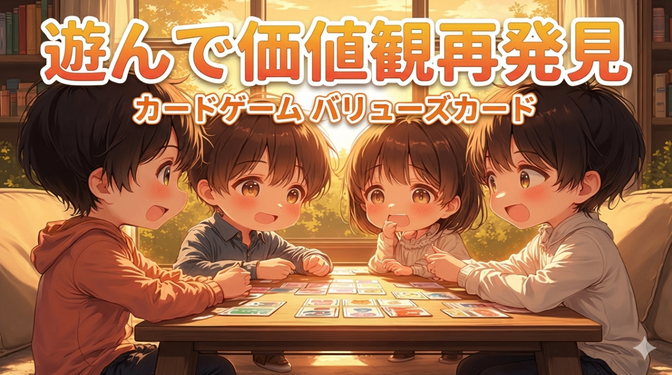 【遊びながら価値観を再発見！】バリューズカードの魅力・始め方【無料で遊べる】