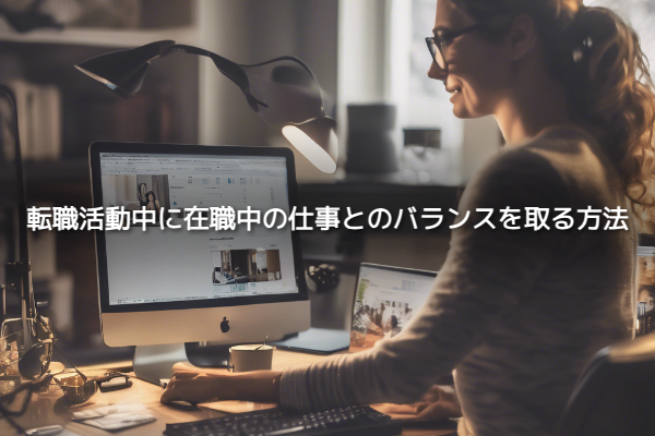 【転職活動編⑦】転職活動と仕事の両立！在職中でも成功させるための時間管理術