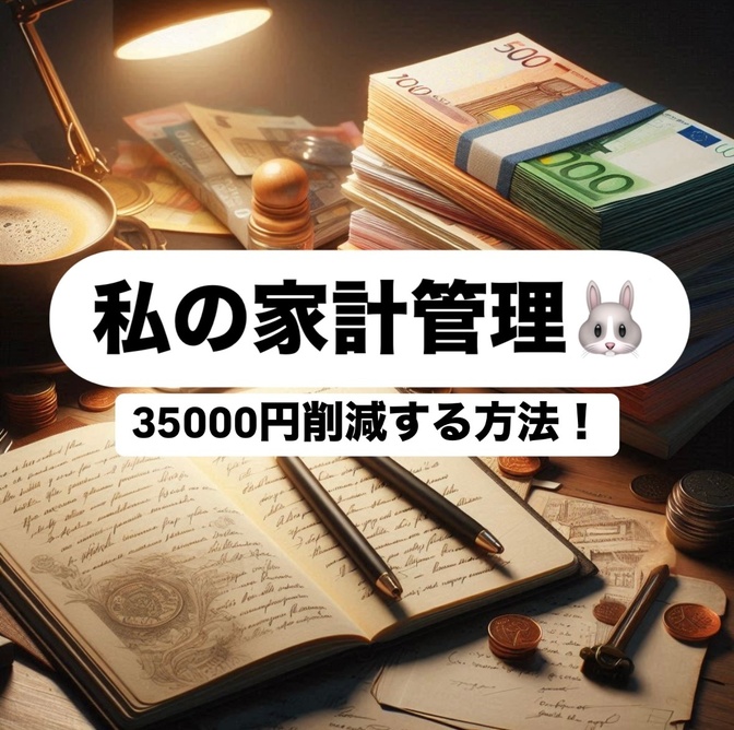 私の家計管理ー35000円削減する方法ー
