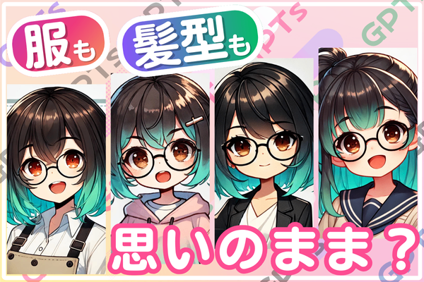 【ChatGPT】固定キャラの着せ替えも思いのまま？画像生成GPTsのカスタマイズ方法