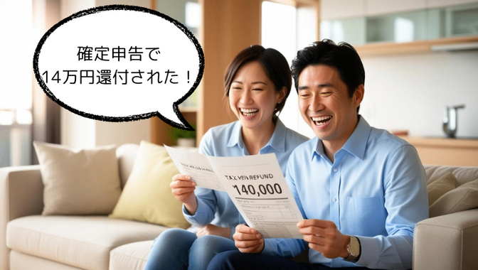 給与所得だけだけど、確定申告で14万5千円還付されました！