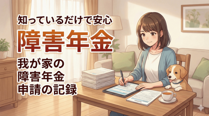 知っているだけで安心につながる障害年金　　　　— 我が家の障害年金申請の記録 —