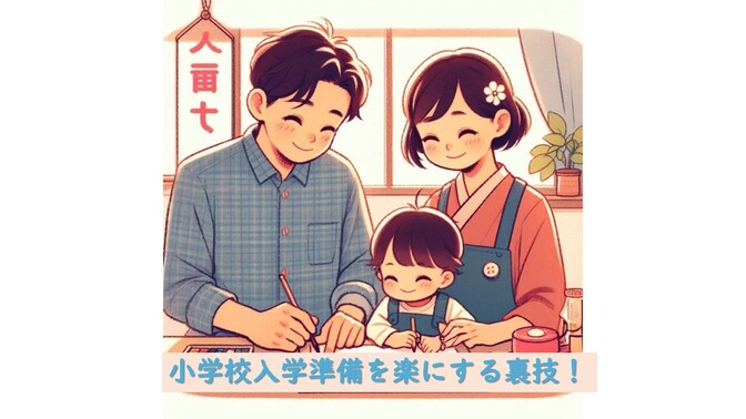 超時短！小学校入学準備を楽にするちょっとしたコツ