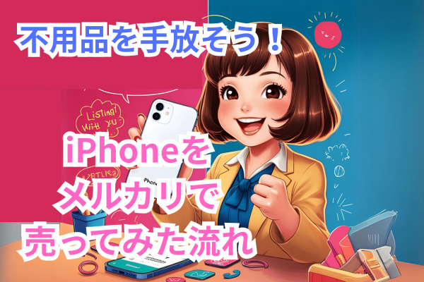 【体験談】iPhoneをメルカリで売ってみた！売却した流れを紹介