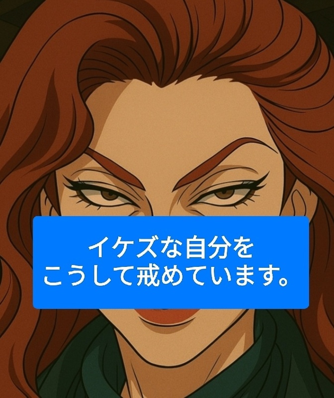 イケズな自分をこうして戒めています。