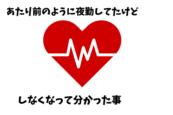 夜勤が引き起こす体への影響について書いてみました。