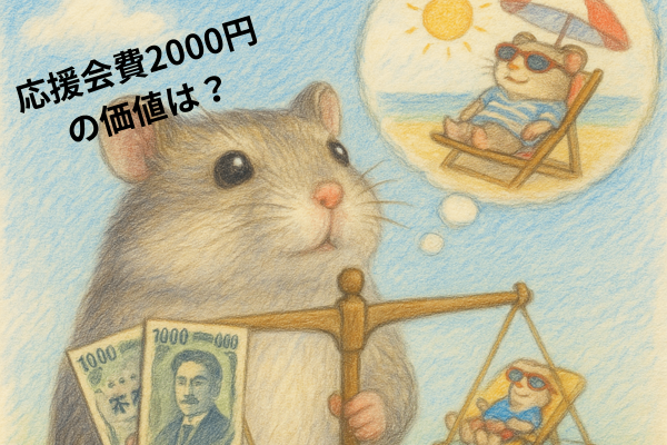 【リベ活初心者用？】家計管理と高配当株で、リベシティ代を無料にした方法　ペンギン会員分（2000円）