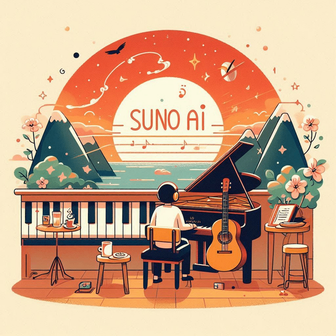 SUNO AI初心者から神曲職人へ！タグ・テンプレ・コード・Cover機能＆裏技までsunoai