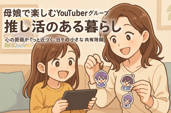 母娘でハマった！あるYouTuberグループと“推し活”のある暮らし