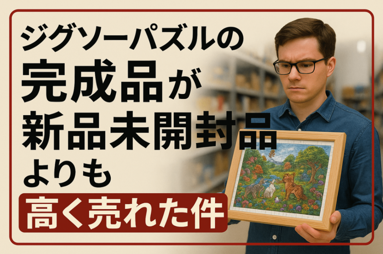 成功体験】メルカリでジグソーパズルの完成品が新品未開封品よりも高く 