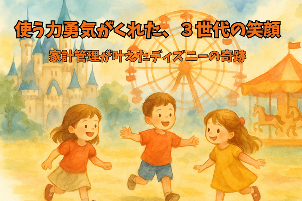 “使う勇気”がくれた、3世代の笑顔。家計管理で叶えたディズニーの奇跡（続編）
