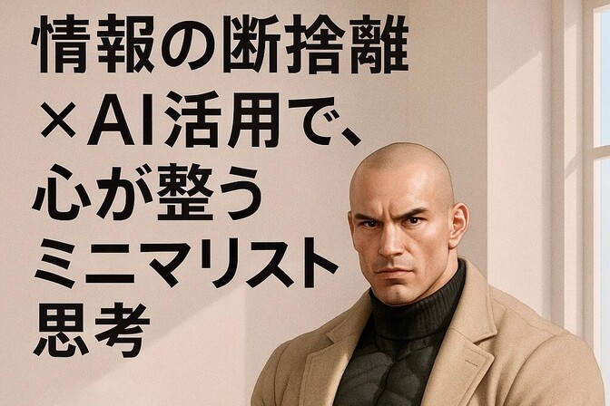 【AI×ミニマリズム】“情報断捨離”で心が整う！AIで叶えるスッキリ習慣術🤖🧹