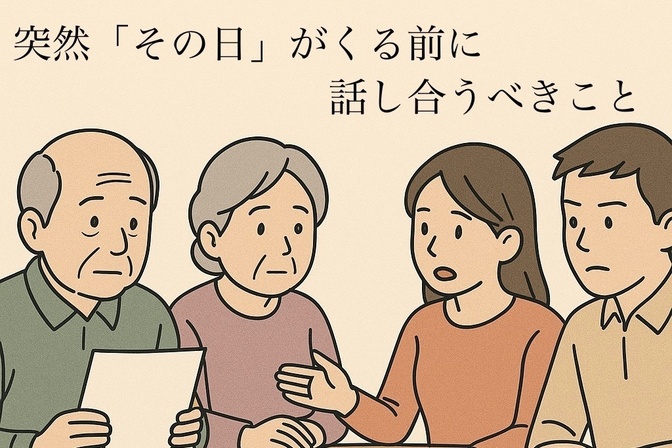 「 ステージ４のガンになった祖父 」と家族で話した大切なこと　〜葬儀・お墓・財産について〜