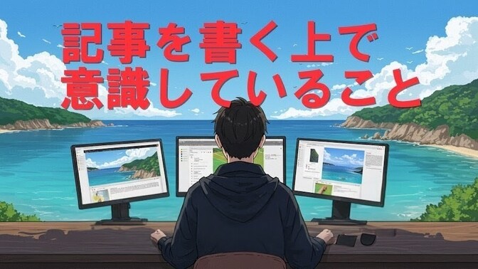 わたし流 記事の書き方&AIとの向き合い方