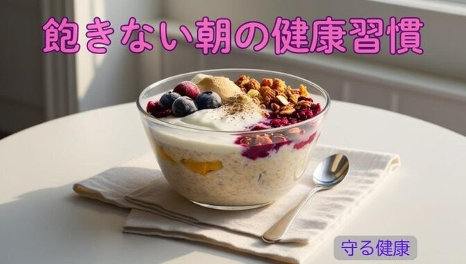 【健康を守る】朝の健康習慣！腸も筋肉もよろこぶ「オーバーナイトオーツ」のすすめ