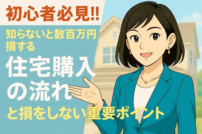 【初心者必見‼︎知らないと数百万円損する】住宅購入の流れと損をしない重要ポイント
