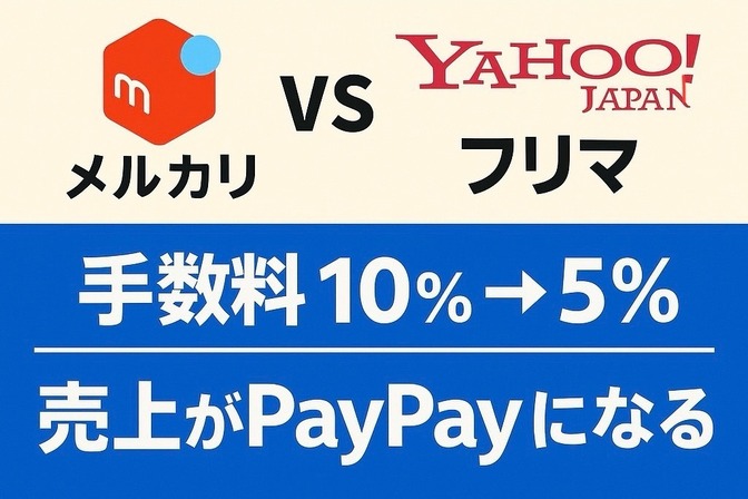 【節約術】メルカリだけではもったいない！手数料半額＆売上がPayPayになるYahoo!フリマ活用術