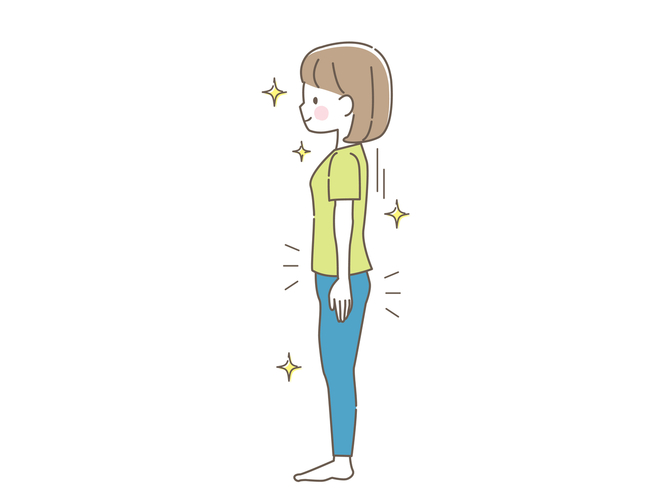 姿勢を正すだけで、気分が前向きになる！！