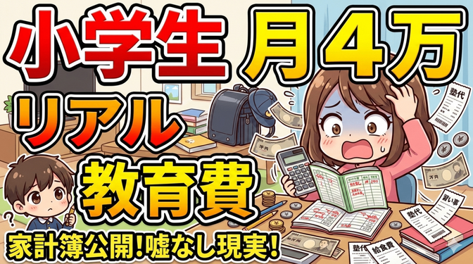 小学生の教育費、月4万円！？ 保育料がなくなっても楽にならなかったリアル