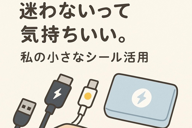 迷わないって気持ちいい！私の小さなシール活用術