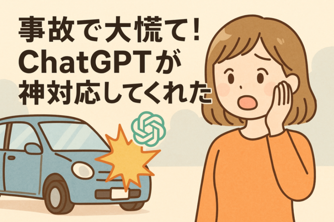 車の事故で大慌て！チャッピーが神対応してくれた体験談。