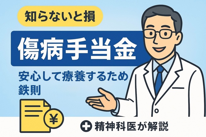精神科医が語る、傷病手当金を正しく受給するために最も大切なこと ～安心して療養に専念するために～