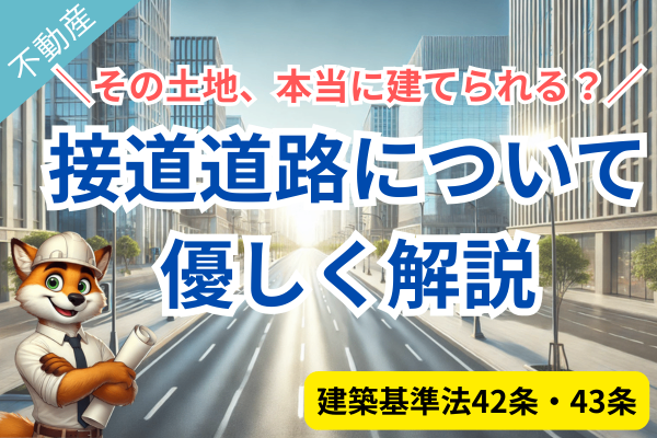 【土地探しに必見】「やさしく解説！建築基準法の“接道”ってなに？」