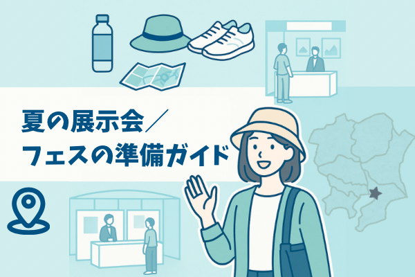 これで安心！夏の展示会を楽しく過ごすための持ち物と服装・会場の歩き方ガイド
