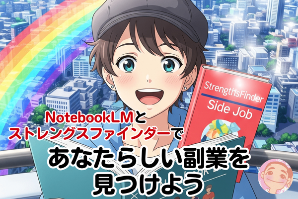 Notebook LMとストレングスファインダーで、あなたらしい副業を見つけよう