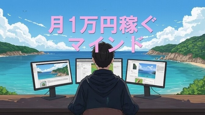 月1万円稼ぐまで ～マインド～