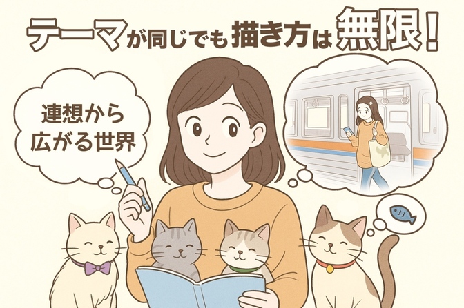 同じテーマでも描き方は無限！
