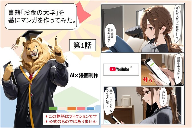 (非公式)書籍「お金の大学」を基にマンガを作ってみた！第1話