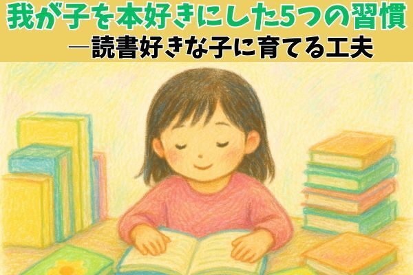 我が子を本好きにした5つの習慣｜読書好きな子に育てる工夫