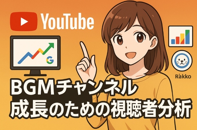 分析で差をつけろ！BGMチャンネル、再生数UPを目指して。
